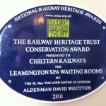 Railway Heritage Trust Conservation Award - Leamington Spa Station